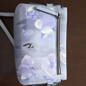 Floral Lavender Crossbody Bag